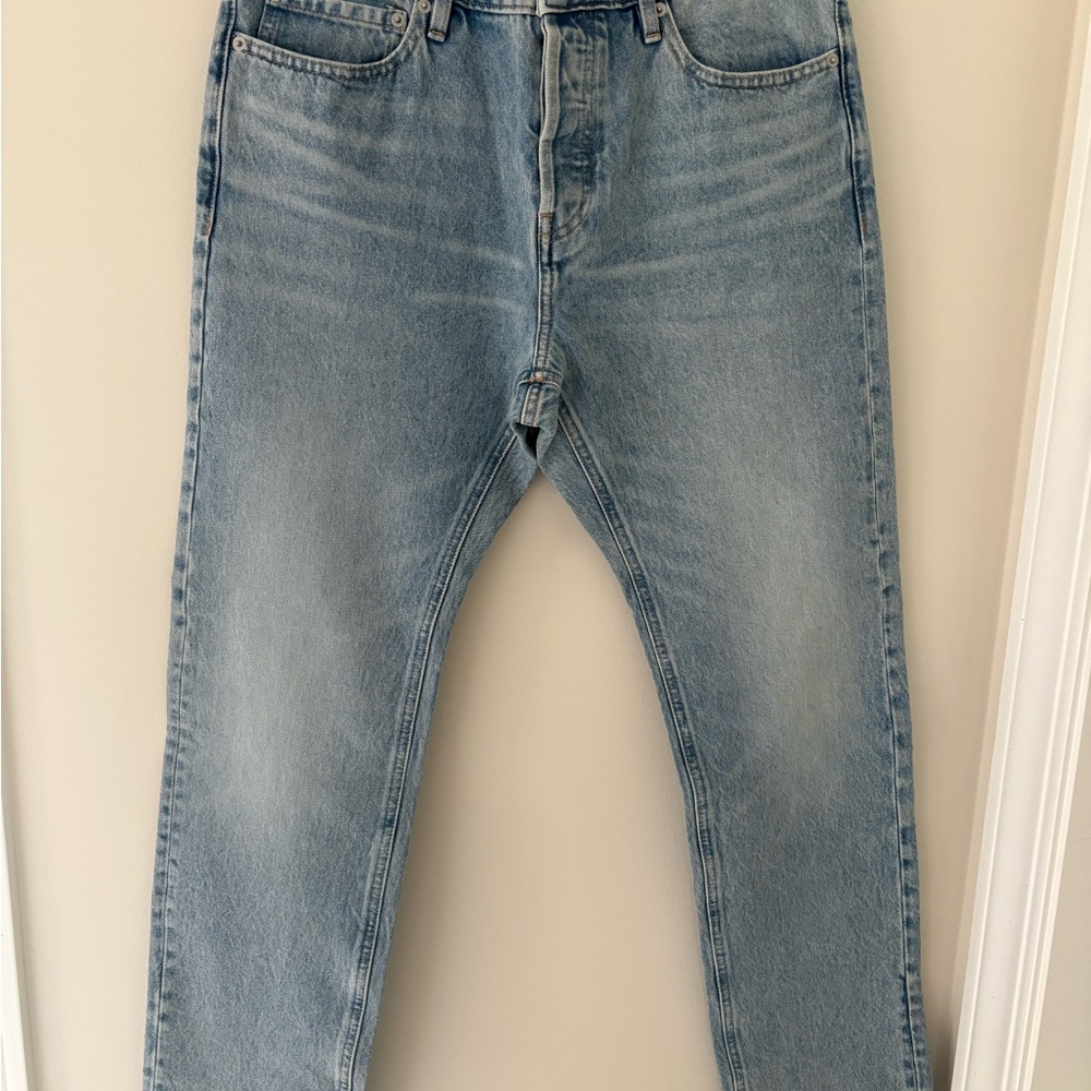 Calvin Klein Jeans Slim Straight Light Wash Blue Jeans